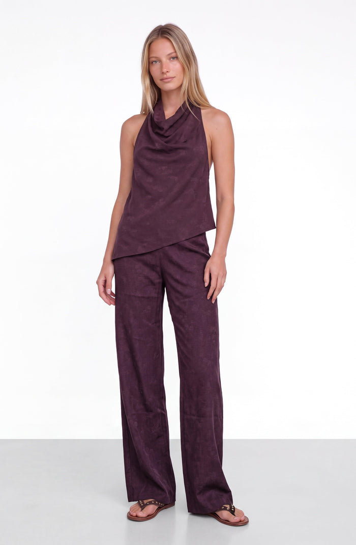 Pantalón Pretina Ancha Purple