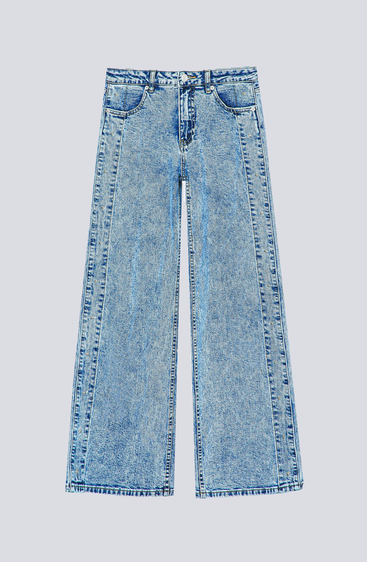 Pantalón Franja Estrella Blue