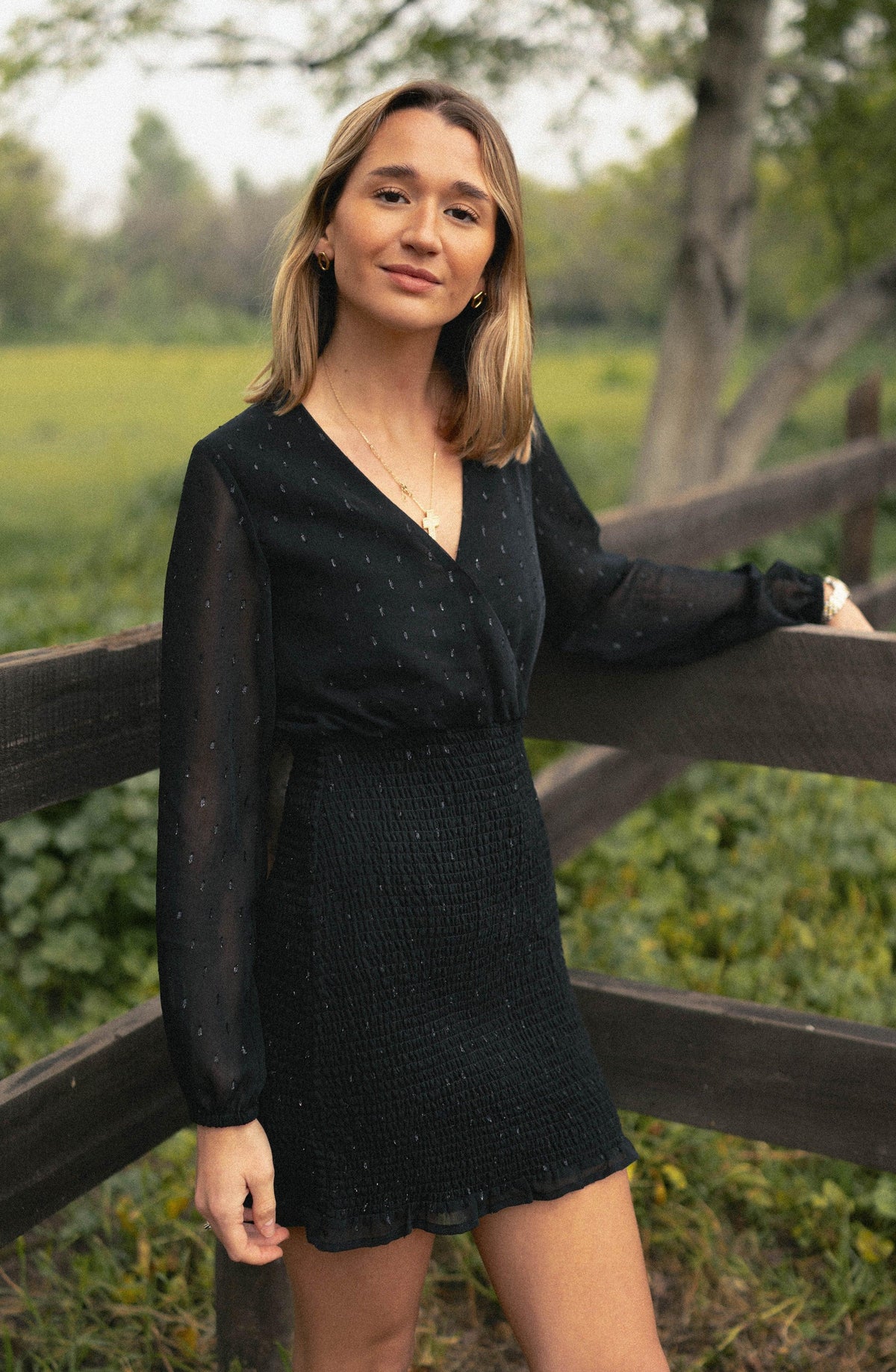 Vestido Panal Black