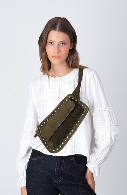 Riñonera Tachas Green