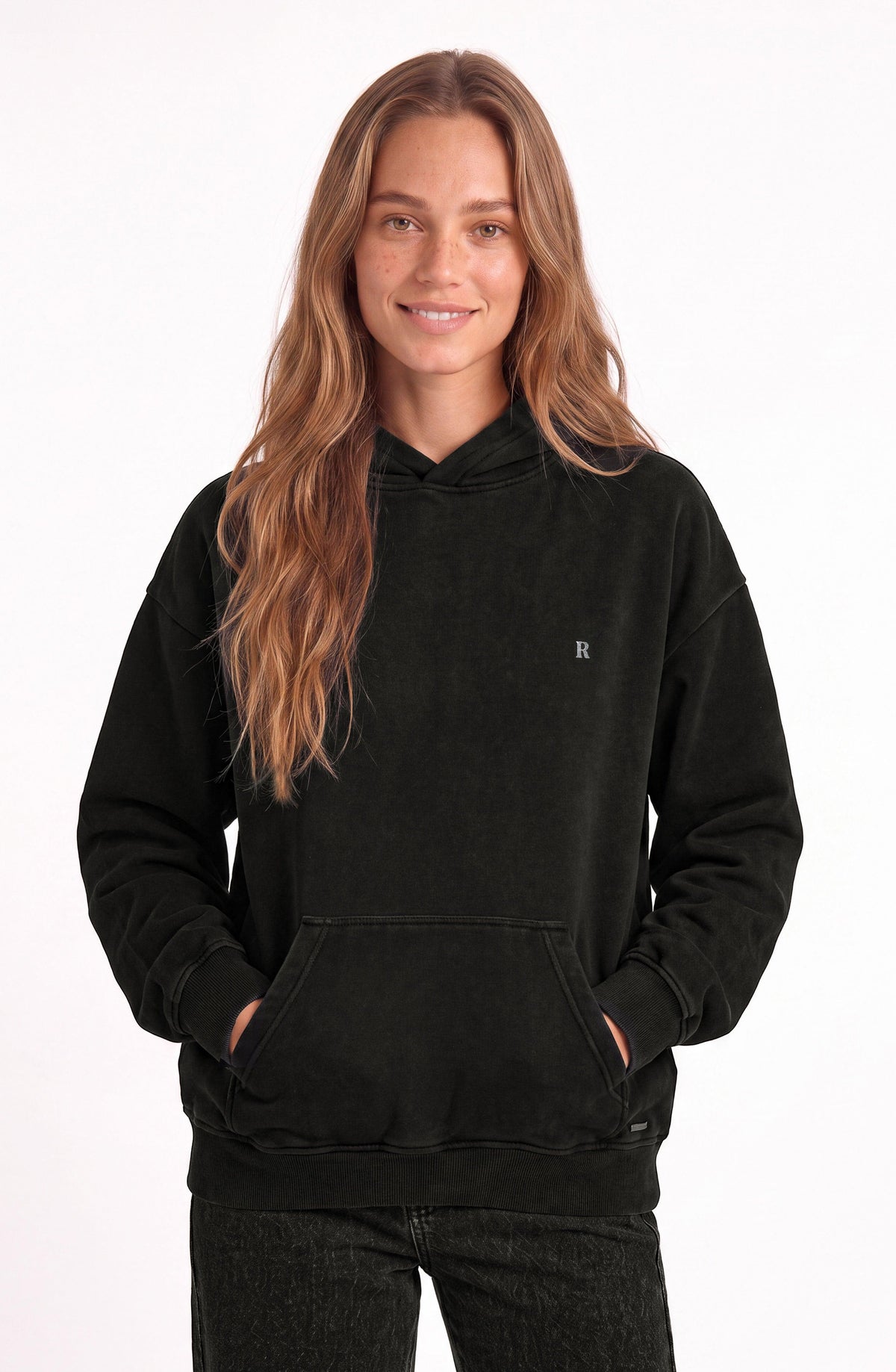 Sudadera Hoodie Raindoor Girls Black