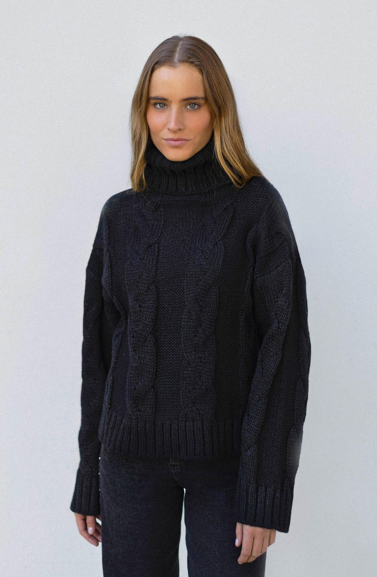 Sweater Trenzado Black