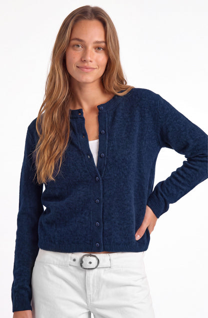 Cárdigan Botones Navy
