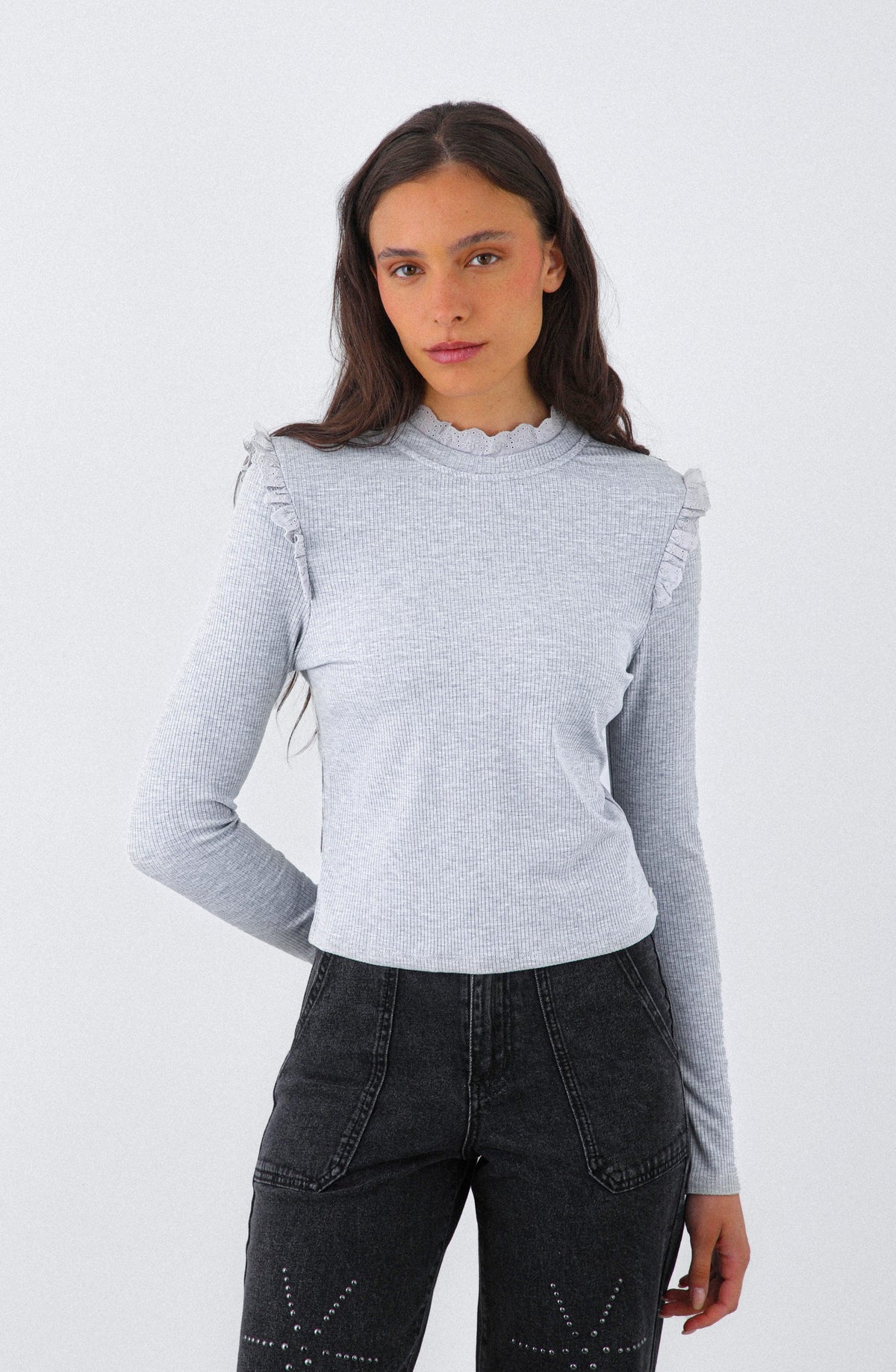 Camiseta Manga Larga Vuelos Gray