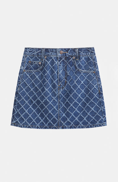 Falda Rombos Blue