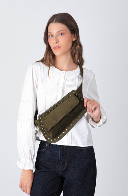 Riñonera Tachas Green