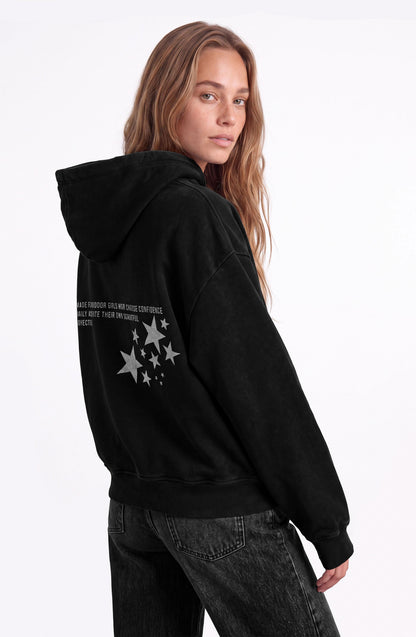 Sudadera Hoodie Raindoor Girls Black