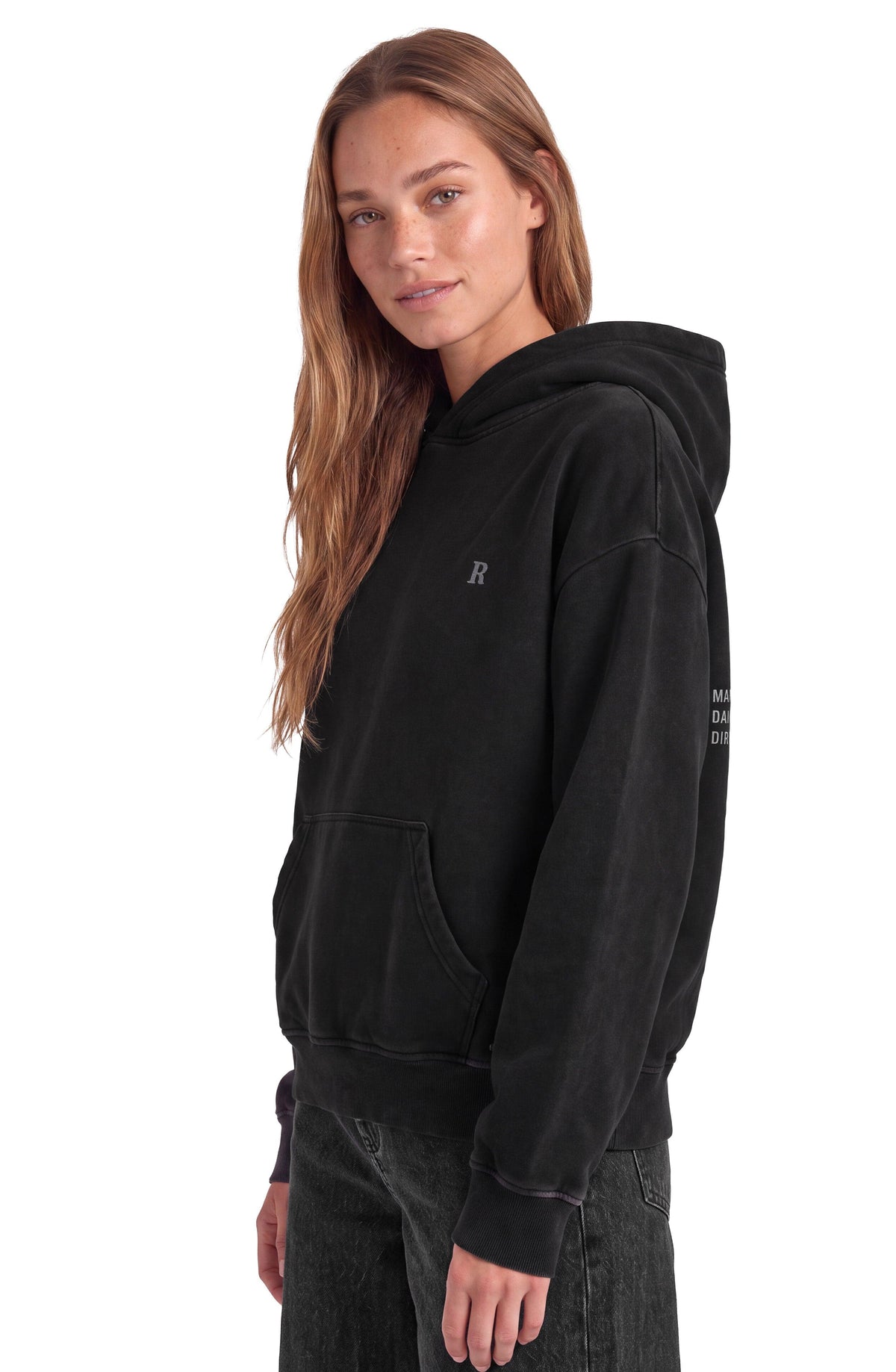 Sudadera Hoodie Raindoor Girls Black
