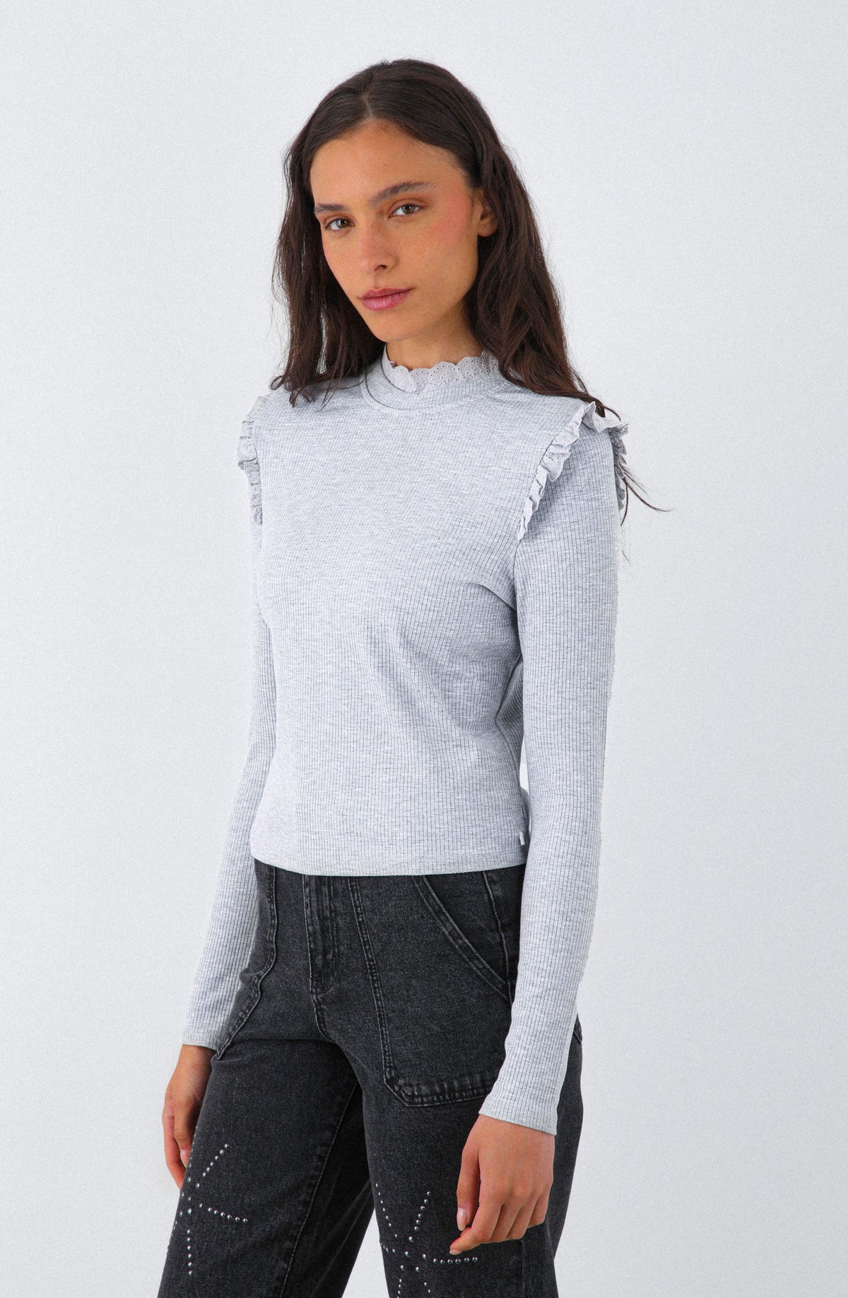 Camiseta Manga Larga Vuelos Gray