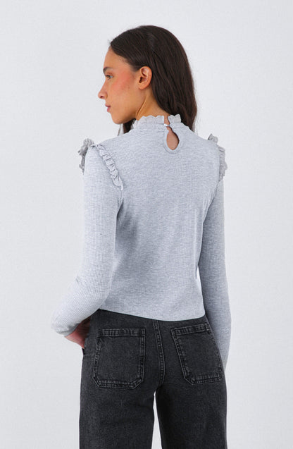 Camiseta Manga Larga Vuelos Gray