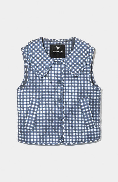 Quilted Vest Vichy