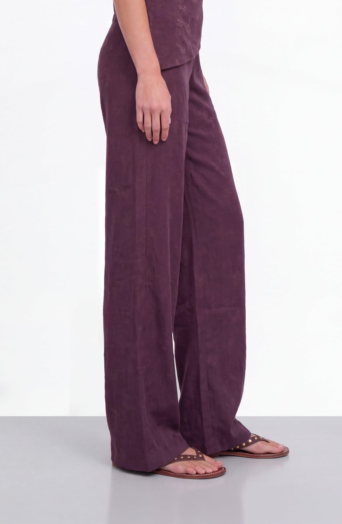 Pantalón Pretina Ancha Purple