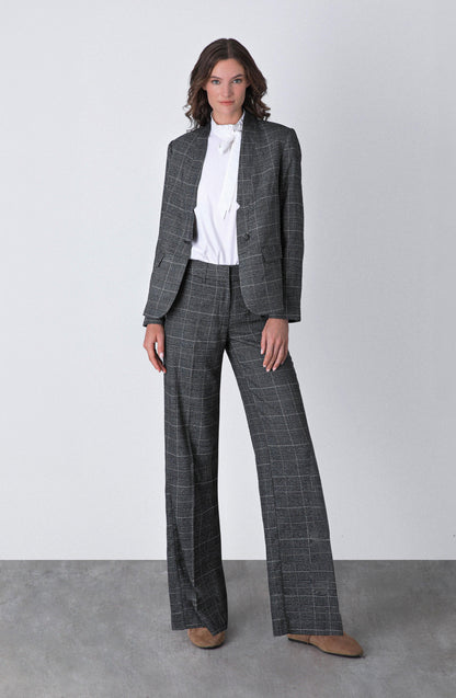 Blazer Tejido Lurex Grey