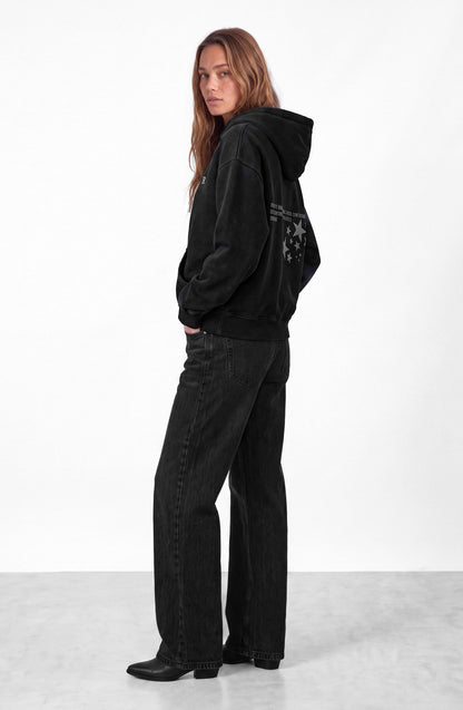 Sudadera Hoodie Raindoor Girls Black
