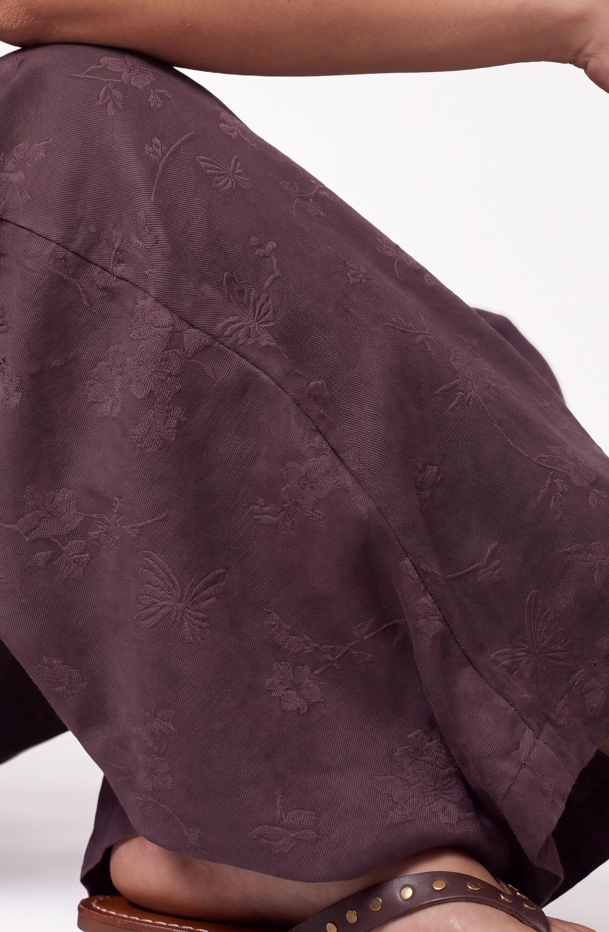 Pantalón Pretina Ancha Purple