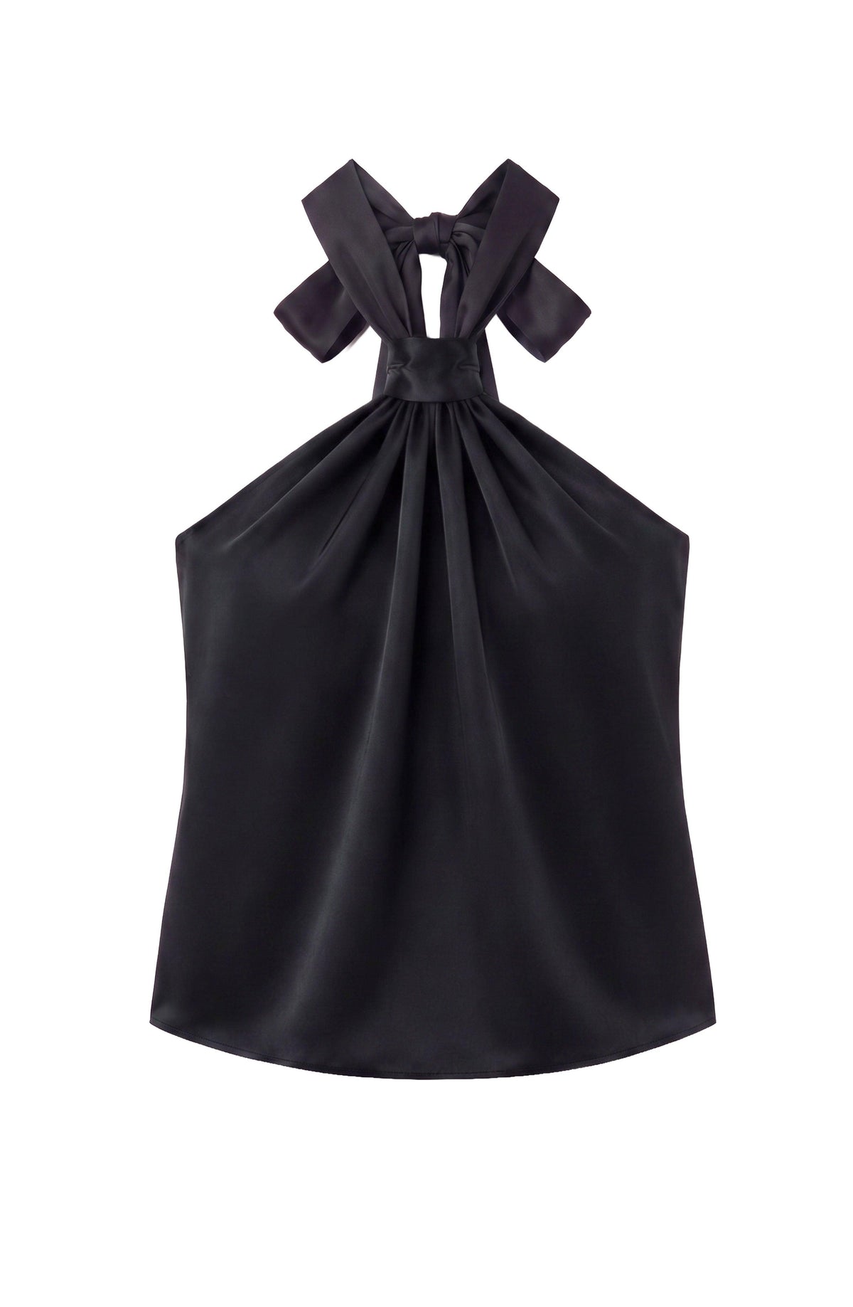 Top Halter Black