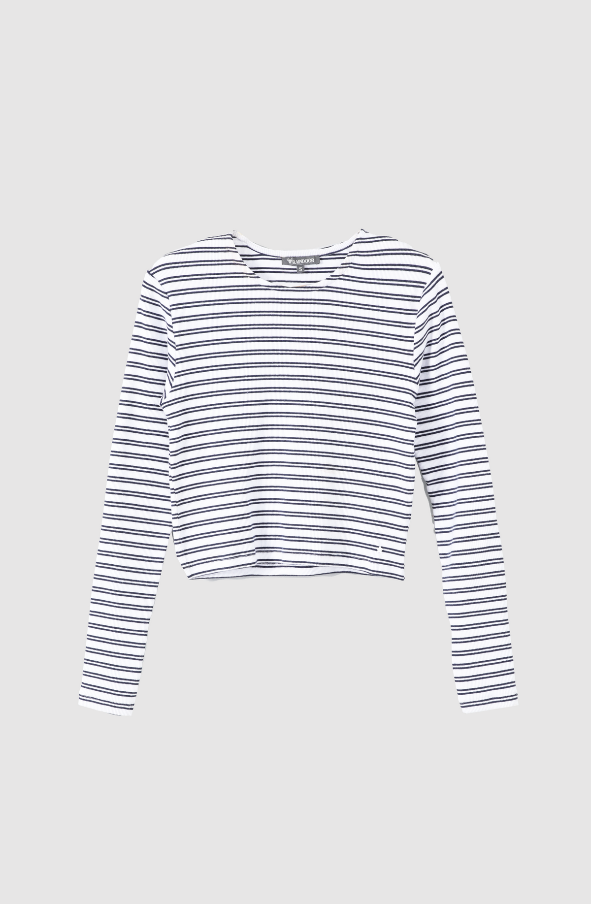 Camiseta Manga Larga Lineas White