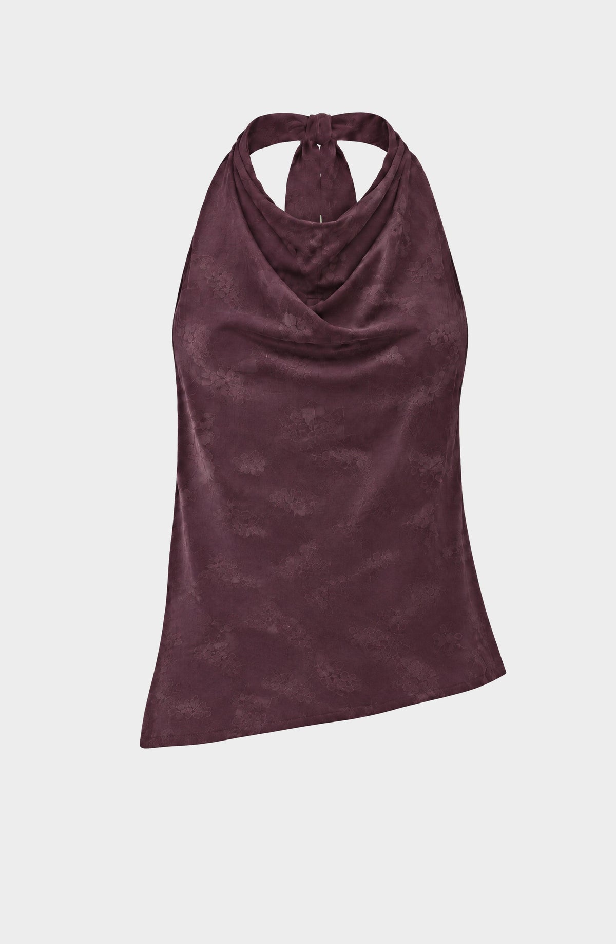 Top Halter Asimétrico Purple