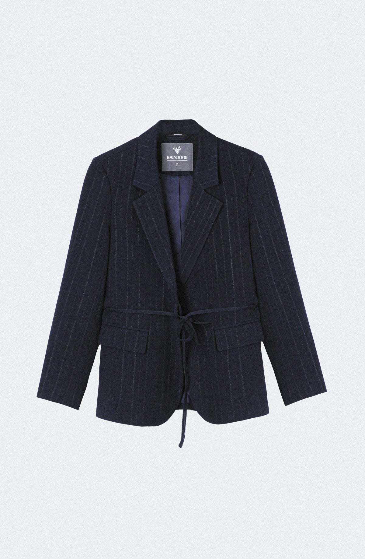 Blazer Lineas Lurex Navy